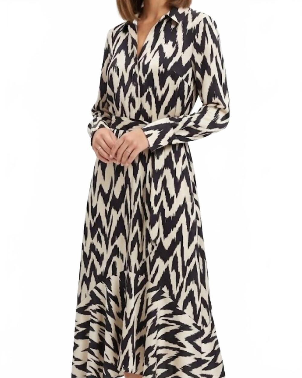 NEW PINK MARTINI opal maxi dress in black /white